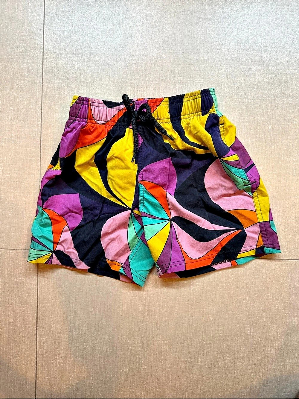 Vilebrequin Kids Abstract Print Swim Trunks